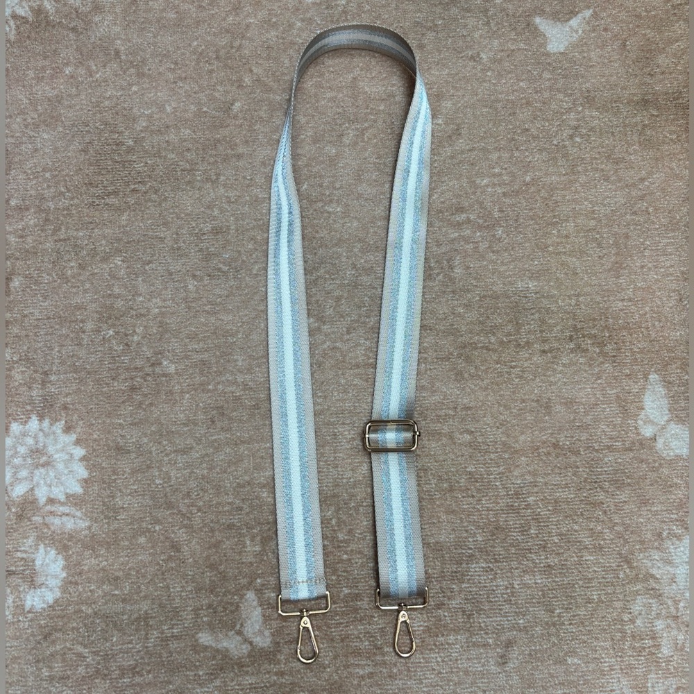 Chic Silver and Beige Adjustable strap